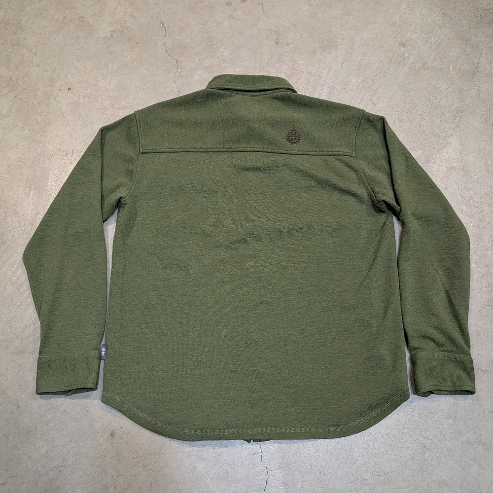Stio Basis Power Dry Shirt Men's M Green Button Up - Picture 4 of 6